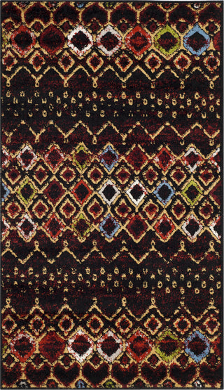 Safavieh Amsterdam AMS108P Black/Multi Area Rug