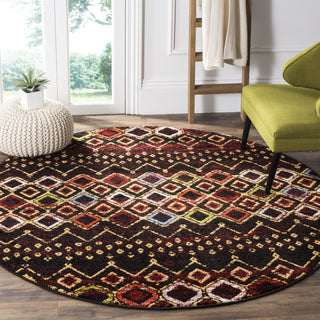 Safavieh Amsterdam AMS108P Black/Multi Area Rug