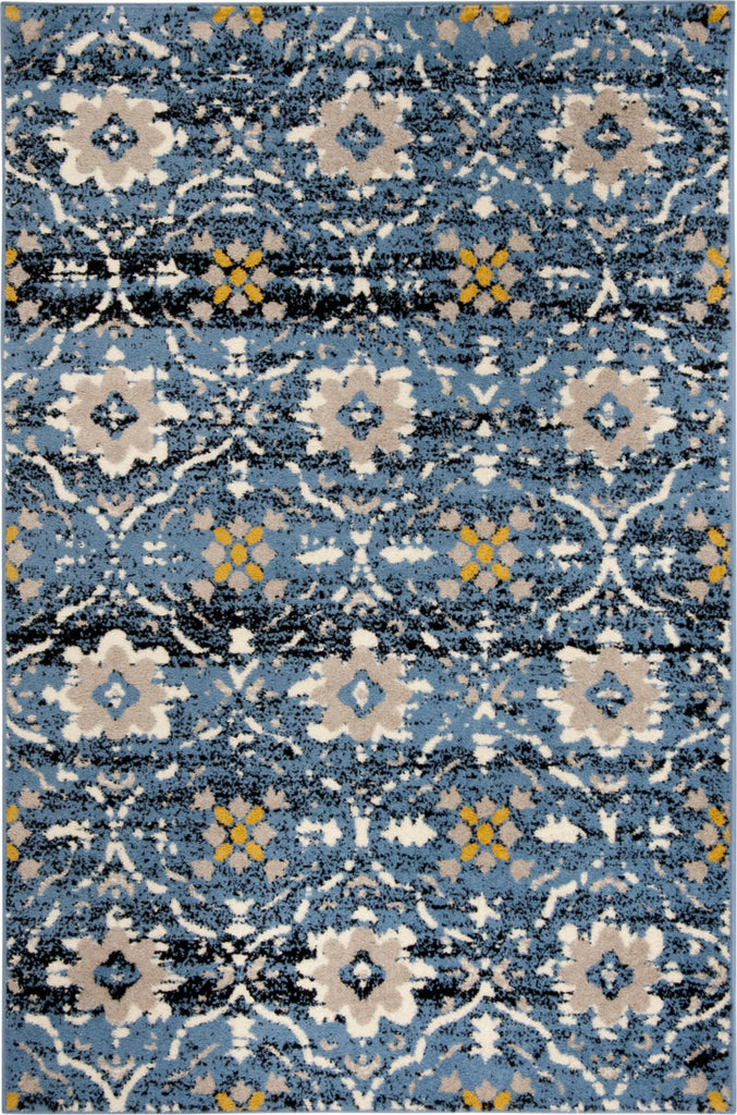 Safavieh Amsterdam AMS113M Blue/Creme Area Rug