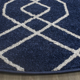 Safavieh Amherst AMT407P Navy/Beige Area Rug Detail Image