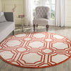 Safavieh Amherst AMT411F Ivory/Orange Area Rug