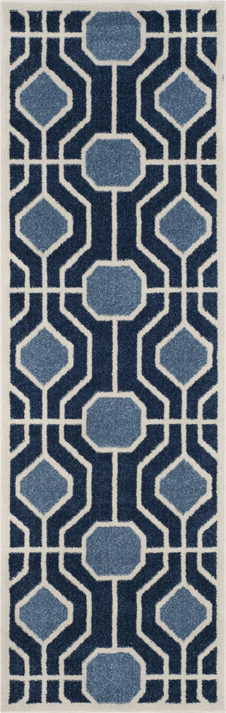 Safavieh Amherst AMT416Q Light Blue/Navy Area Rug 