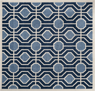 Safavieh Amherst AMT416Q Light Blue/Navy Area Rug 