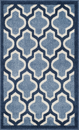 Safavieh Amherst AMT420Q Light Blue/Navy Area Rug 