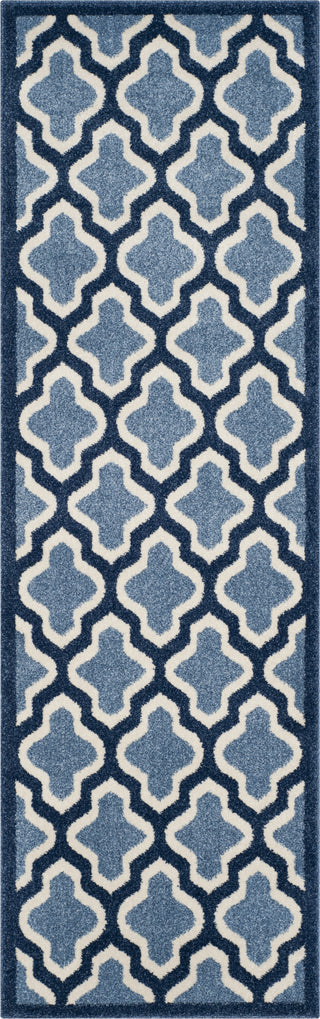 Safavieh Amherst AMT420Q Light Blue/Navy Area Rug 