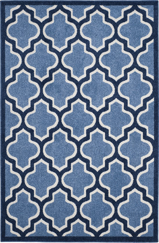 Safavieh Amherst AMT420Q Light Blue/Navy Area Rug main image