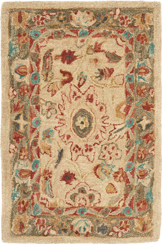 Safavieh Anatolia An511 Beige/Green Area Rug 