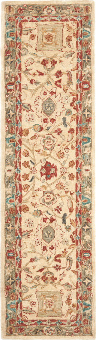 Safavieh Anatolia An511 Beige/Green Area Rug Runner