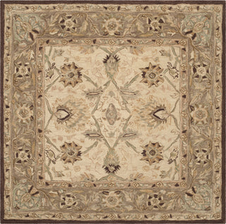 Safavieh Anatolia An512 Ivory/Brown Area Rug Square