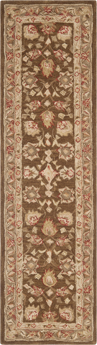 Safavieh Anatolia An512 Brown/Green Area Rug Runner