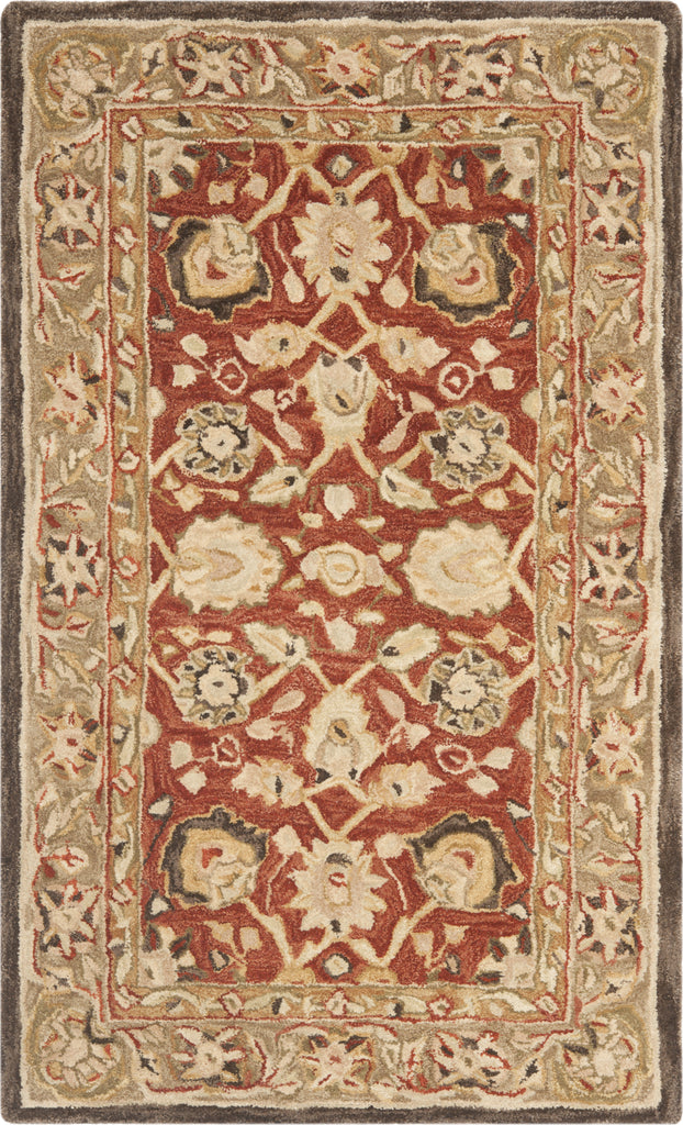 Safavieh Anatolia An512 Rust/Green Area Rug main image