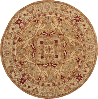 Safavieh Anatolia An515 Straw/Ivory Area Rug Round