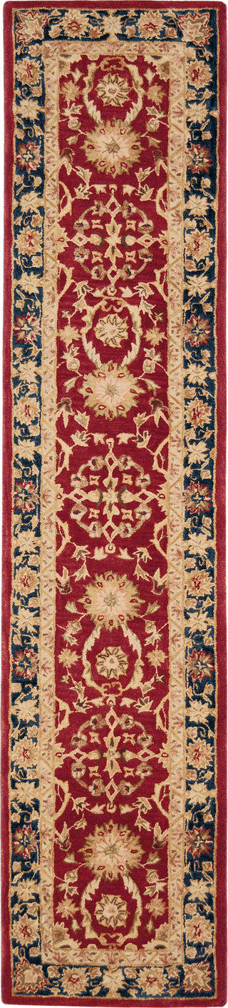 Safavieh Anatolia An517 Red/Navy Area Rug 