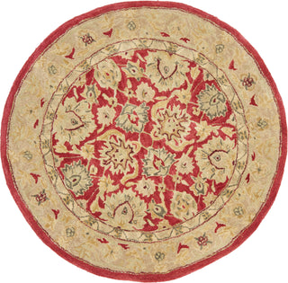 Safavieh Anatolia An522 Red/Ivory Area Rug Round