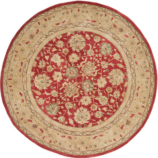 Safavieh Anatolia An522 Red/Ivory Area Rug Round