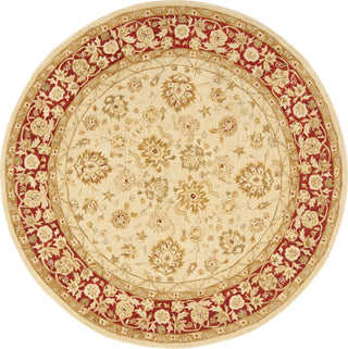 Safavieh Anatolia An522 Ivory/Red Area Rug Round