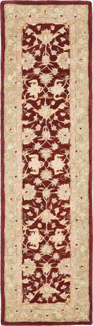 Safavieh Anatolia An522 Red/Moss Area Rug Runner