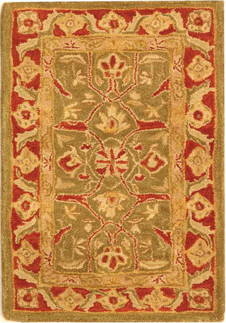 Safavieh Anatolia An523 Green/Red Area Rug 