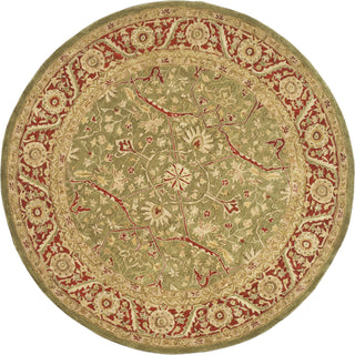 Safavieh Anatolia An523 Green/Red Area Rug Round