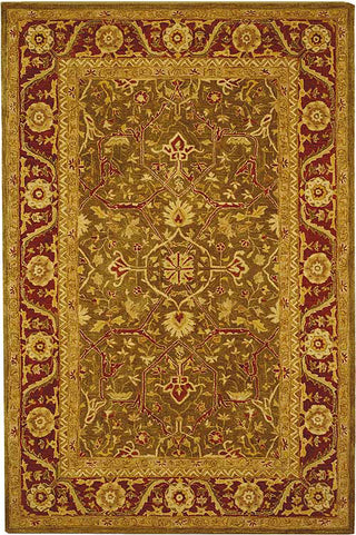 Safavieh Anatolia An523 Green/Red Area Rug