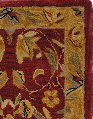 Safavieh Anatolia An526 Burgundy/Gold Area Rug Round