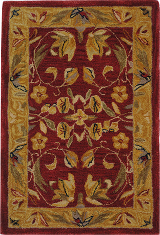 Safavieh Anatolia An526 Burgundy/Gold Area Rug 