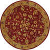 Safavieh Anatolia An526 Burgundy/Gold Area Rug Round