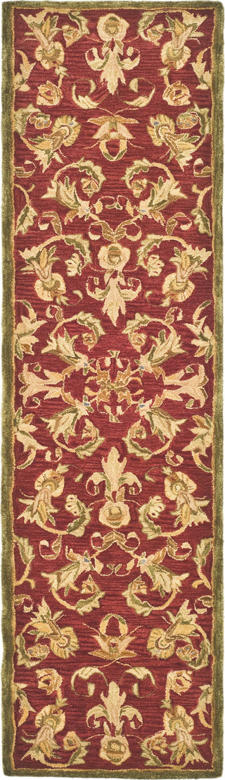 Safavieh Anatolia An527 Burgundy/Sage Area Rug Runner