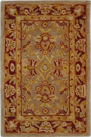 Safavieh Anatolia An529 Grey/Red Area Rug 