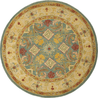 Safavieh Anatolia An544 Light Blue/Ivory Area Rug Round