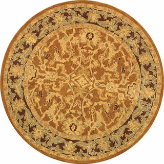 Safavieh Anatolia An545 Brown/Plum Area Rug Round