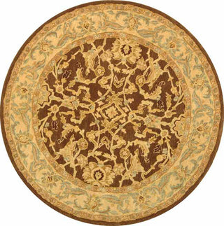 Safavieh Anatolia An545 Brown/Tan Area Rug Round