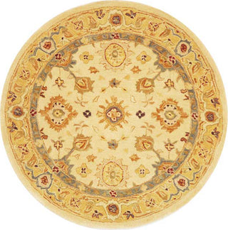 Safavieh Anatolia An546 Ivory/Gold Area Rug Round