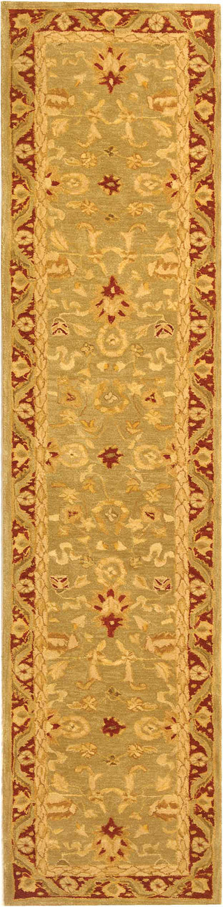 Safavieh Anatolia An548 Green/Red Area Rug 