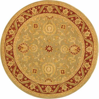 Safavieh Anatolia An548 Green/Red Area Rug Round