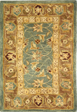 Safavieh Anatolia An549 Teal Blue/Taupe Area Rug 