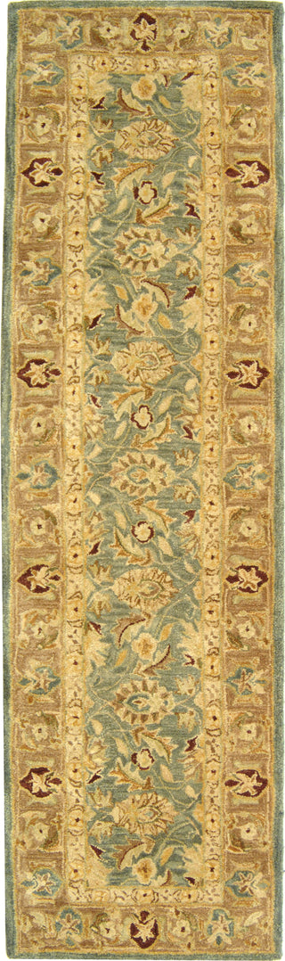 Safavieh Anatolia An549 Teal Blue/Taupe Area Rug Runner