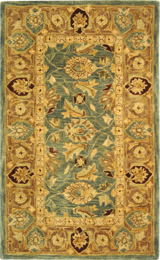 Safavieh Anatolia An549 Teal Blue/Taupe Area Rug 