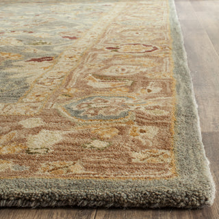 Safavieh Anatolia An549 Teal Blue/Taupe Area Rug Detail