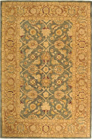 Safavieh Anatolia An549 Teal Blue/Taupe Area Rug 