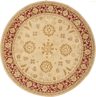 Safavieh Anatolia An551 Ivory/Red Area Rug Round