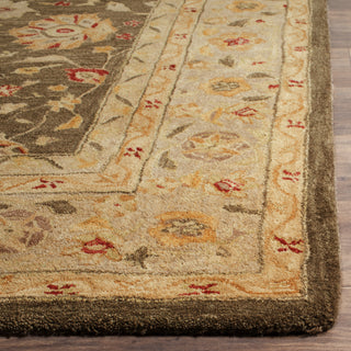 Safavieh Anatolia An553 Olive Grey/Beige Area Rug Detail