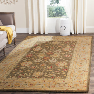 Safavieh Anatolia An553 Olive Grey/Beige Area Rug Room Scene Feature