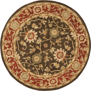 Safavieh Anatolia An554 Olive/Rust Area Rug Round