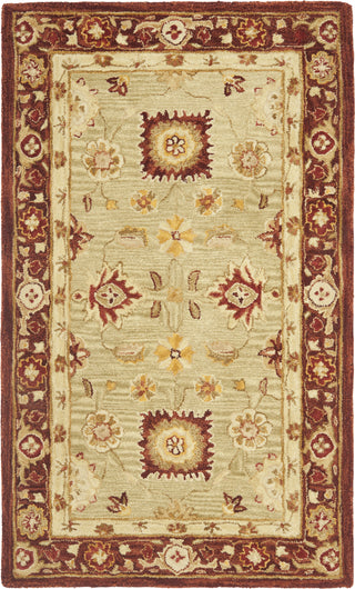 Safavieh Anatolia An556 Sage/Burgundy Area Rug main image