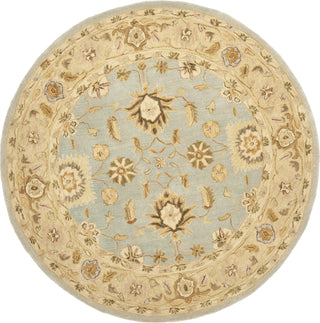 Safavieh Anatolia An556 Light Blue/Sage Area Rug Round