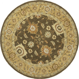 Safavieh Anatolia An556 Brown/Taupe Area Rug Round