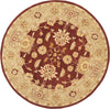 Safavieh Anatolia An556 Red/Sage Area Rug Round