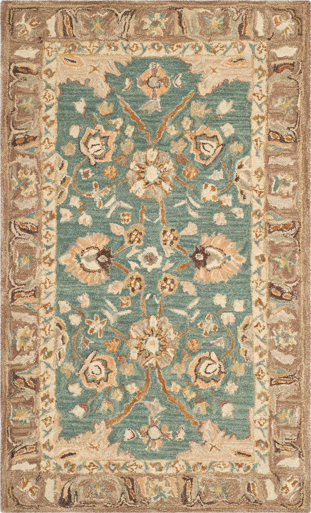 Safavieh Anatolia An558 Teal/Camel Area Rug main image