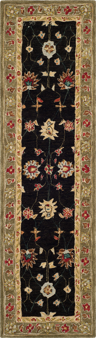 Safavieh Anatolia An561 Black/Green Area Rug Runner